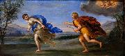 Francesco Albani Apollo and Daphne. Germany oil painting artist